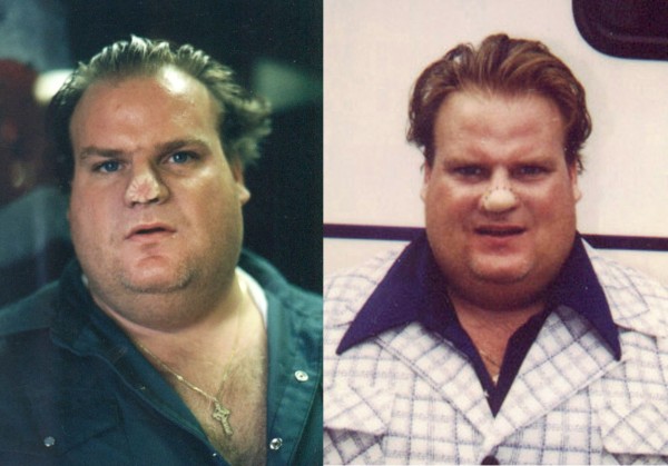 Dirty Work: Chris Farley with nose prosthetics